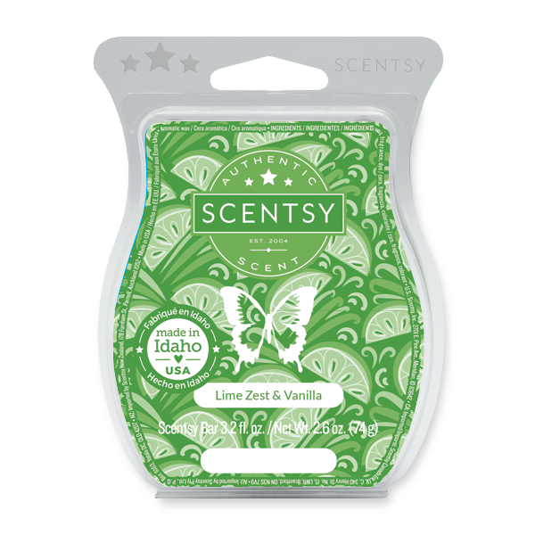 Lime Zest & Vanilla Scentsy Bar