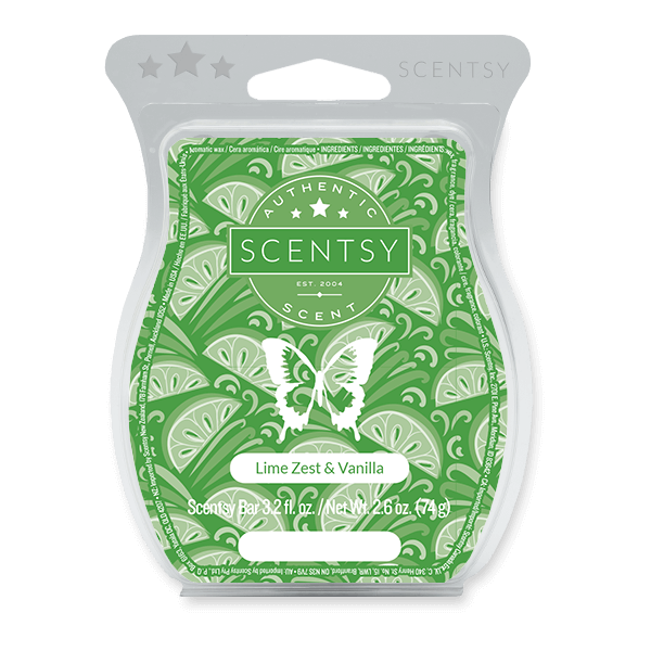 Lime Zest & Vanilla Scentsy Bar