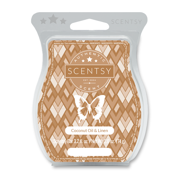 Coconut Oil & Linen Scentsy Bar
