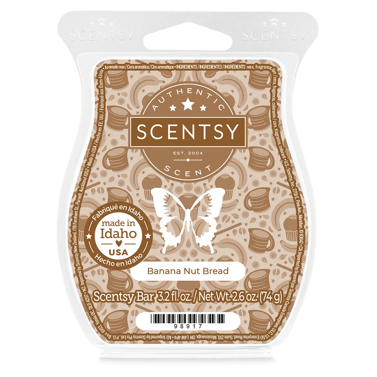 Banana Nut Bread Scentsy Bar