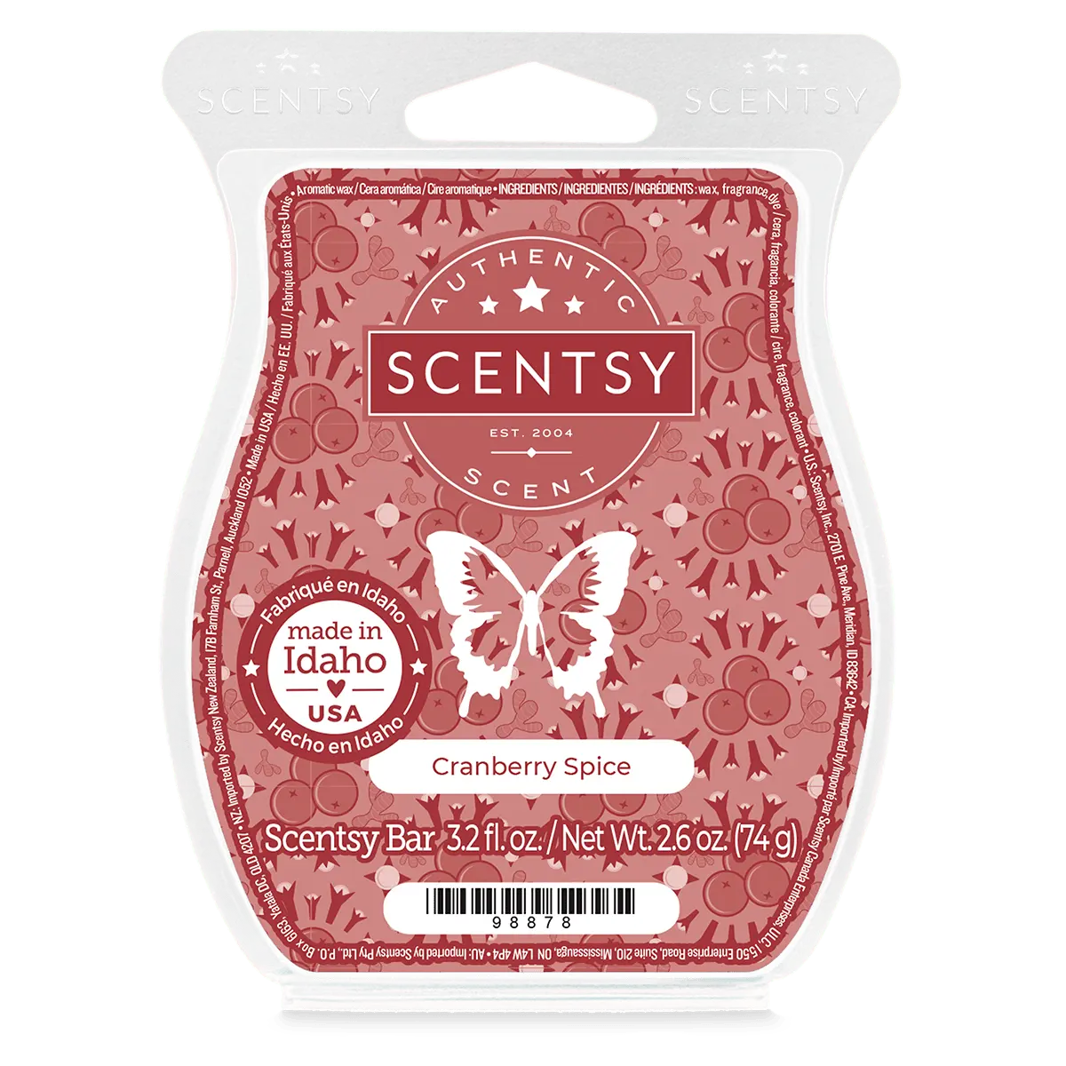 Cranberry Spice Scentsy Bar